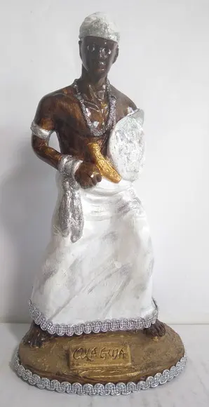 Imagem Oxaguiã Escultura Oxaguian Orixá Candomblé Africano