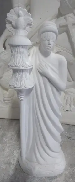 Imagem Oxaguian Escultura Oxalufan Novo Orixás Candomble