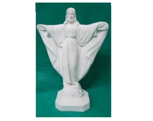 Imagem Oxalá Escultura Cristo de Braços Abertos 29cm