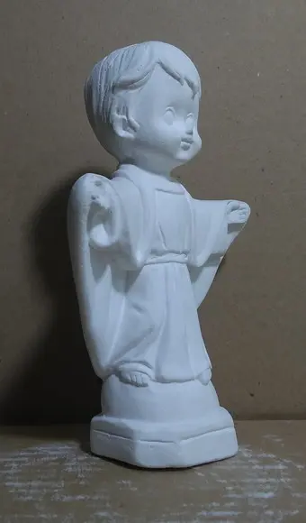 Imagem Oxalá Baby Escultura Oxalá Baby Cristo Criança 14cm