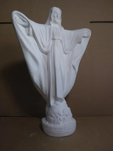 Imagem Oxalá Escultura Cristo de Braços Abertos 29cm