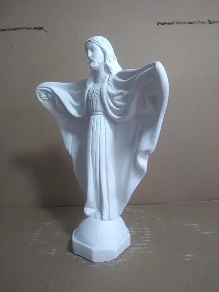 Imagem Oxalá Escultura Cristo Redentor de Braços Abertos