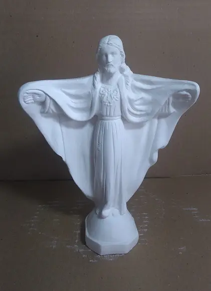 Imagem Oxalá Escultura Cristo Redentor de Braços Abertos