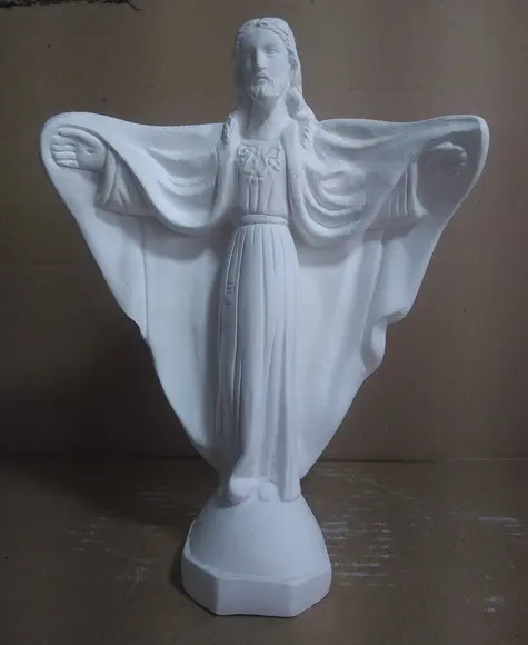 Imagem Oxalá Escultura Cristo Redentor de Braços Abertos