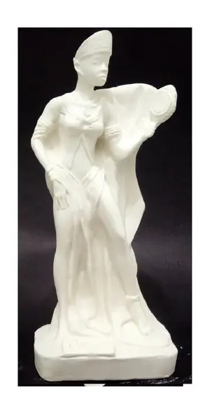 Imagem Oxum Orixá do Candomblé Imagem em Gesso para Pintar