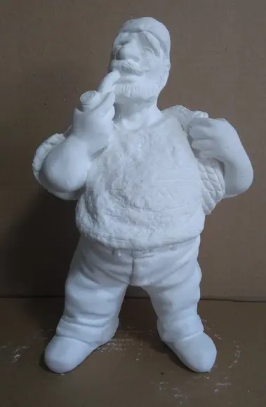 Imagem Pirata Marinheiro em Gesso Cru para Pintar