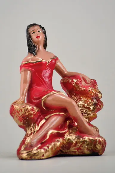 Imagem Pomba Gira do Fogo Escultura Pomba Gira