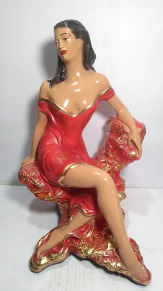 Imagem Pomba Gira do Fogo Escultura Pomba Gira