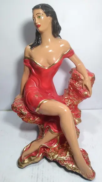 Imagem Pomba Gira do Fogo Escultura Pomba Gira
