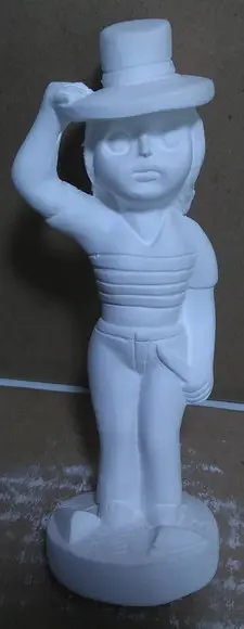 Imagem Pomba Gira Maria Navalha Baby Escultura Malandra Faca