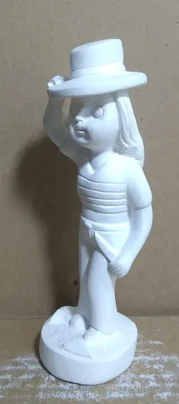 Imagem Pomba Gira Maria Navalha Baby Escultura Malandra Faca