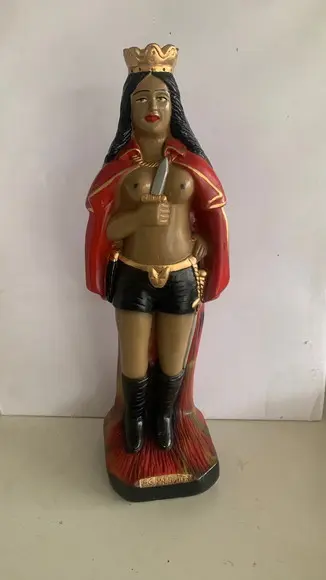 Imagem Pomba Gira Maria Quitéria Escultura 100% em Gesso