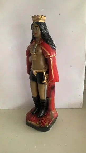 Imagem Pomba Gira Maria Quitéria Escultura 100% em Gesso
