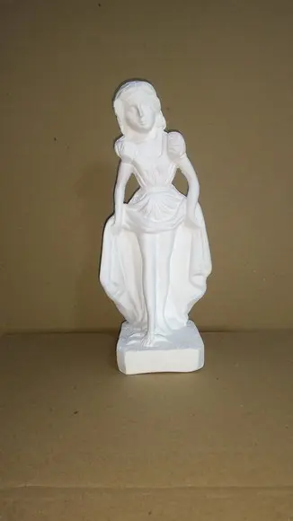 Imagem Pomba Gira Ritinha Escultura em Gesso Cru para Pintar
