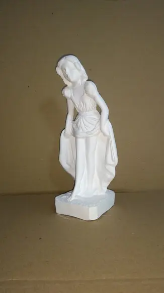 Imagem Pomba Gira Ritinha Escultura em Gesso Cru para Pintar
