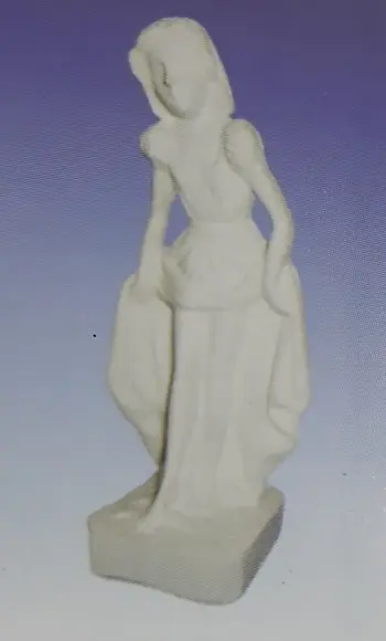 Imagem Pomba Gira Ritinha Escultura em Gesso Cru para Pintar