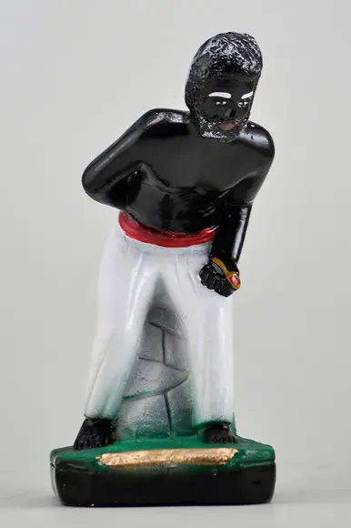 Imagem Preto Velho Pai José de Aruanda Escultura em Gesso
