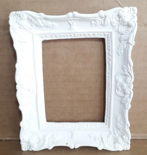 Imagem Quadro de Parede Retangular Emgesso Cru para Pintar
