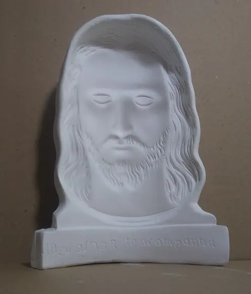 Imagem Rosto de Jesus Escultura Meu Olhar Te Acompanha Busto
