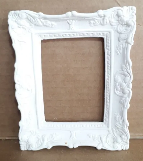 Imagem Quadro de Parede Retangular Emgesso Cru para Pintar