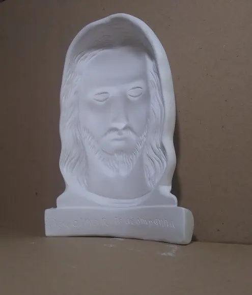 Imagem Rosto de Jesus Escultura Meu Olhar Te Acompanha Busto
