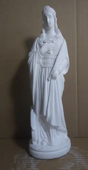 Imagem Santa Catarina Escultura em Gesso Cru para Pintar