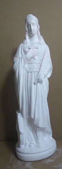 Imagem Santa Catarina Escultura em Gesso Cru para Pintar