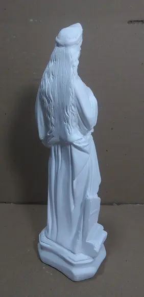Imagem Santa Cecilia Escultura Santa Cecília em Gesso Cru