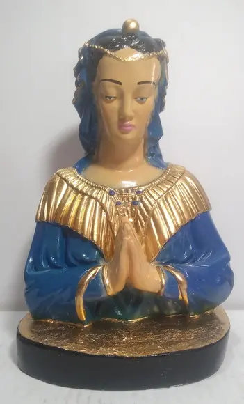 Imagem Santa Sara Escultura do Busto da Santa Sara Kali