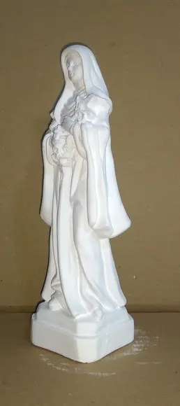 Imagem Santa Teresinha Escultura Santa Terezinha com 20cm