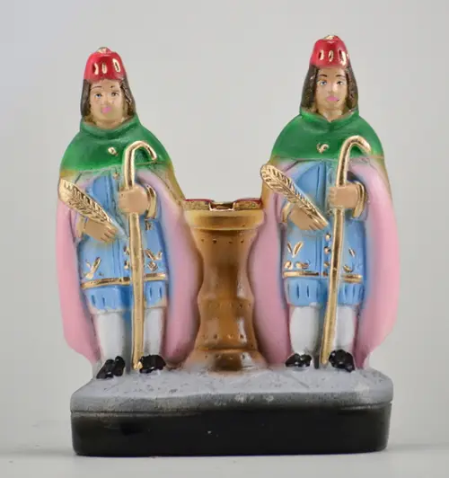 Imagem São Cosme e Damião Escultura 100% Gesso Estatua Erês