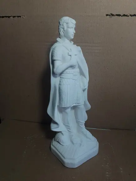 Imagem São Expedito Escultura Santo Expedito em Gesso Cru