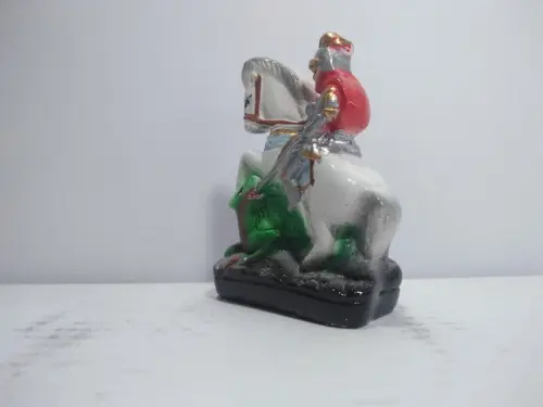 Imagem São Jorge Escultura Pequena de Bolso São Jorge 9cm