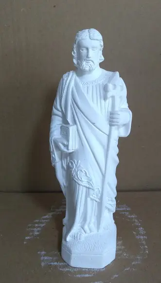 Imagem São Judas Tadeu em Gesso Cru para Pintar