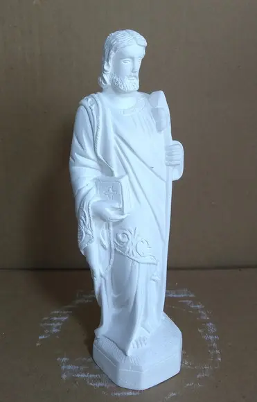 Imagem São Judas Tadeu em Gesso Cru para Pintar