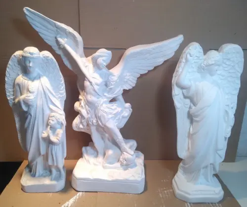 Imagem São Miguel Arcanjo Anjo Rafael Gabriel Kit c/ 3 Peças