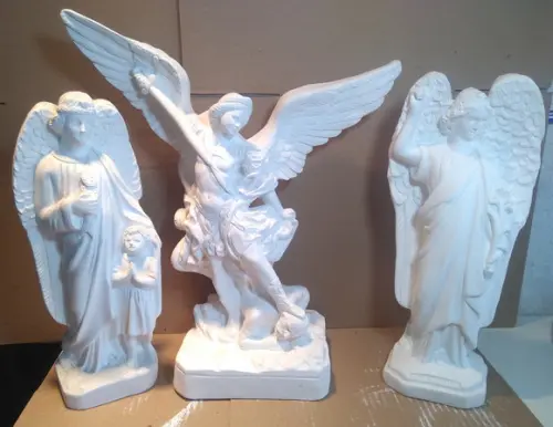Imagem São Miguel Arcanjo Anjo Rafael Gabriel Kit c/ 3 Peças