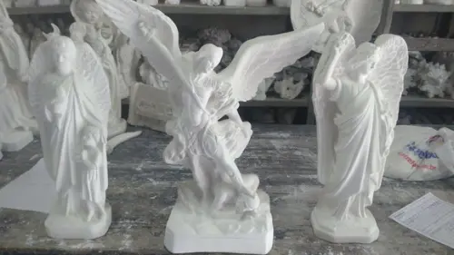 Imagem São Miguel Arcanjo Anjo Rafael Gabriel Kit c/ 3 Peças