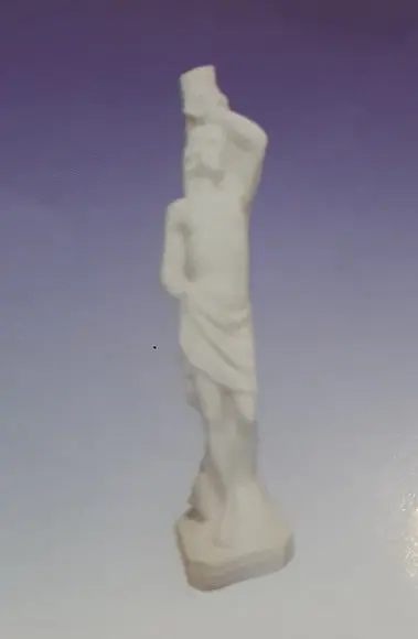 Imagem São Sebastião em Gesso Cru para Pintar Como Desejar