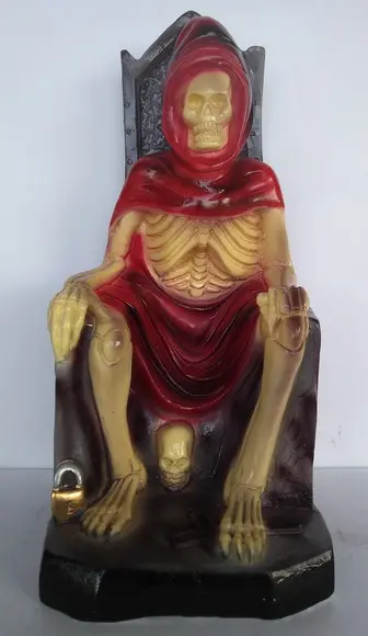 Imagem Tata Caveira Escultura100% em Gesso Puro Natural