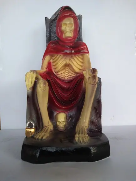 Imagem Tata Caveira Escultura100% em Gesso Puro Natural
