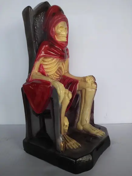 Imagem Tata Caveira Escultura100% em Gesso Puro Natural