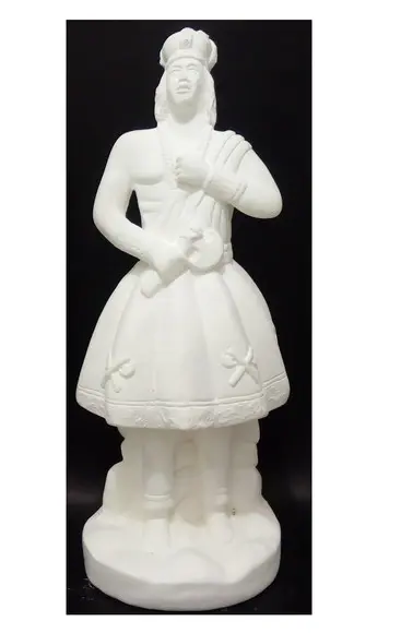 Imagem Xango Orixá do Candomblé em Gesso Cru para Pintar
