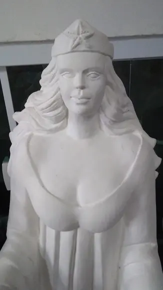 Imagem Yemanja Escultura Iemanjá Grande + de 1 Metro Gesso