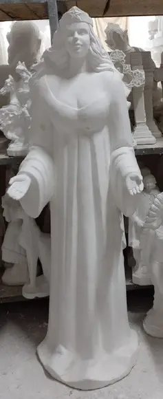 Imagem Yemanja Escultura Iemanjá Grande + de 1 Metro Gesso