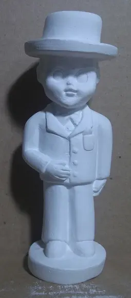 Imagem Zé Pelintra Baby Escultura para Pintar em Gesso Cru