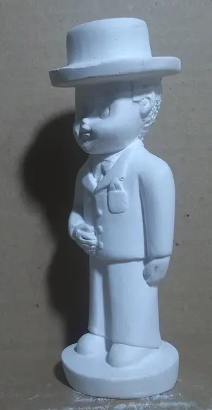 Imagem Zé Pelintra Baby Escultura para Pintar em Gesso Cru