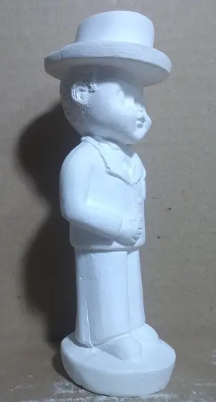 Imagem Zé Pelintra Baby Escultura para Pintar em Gesso Cru