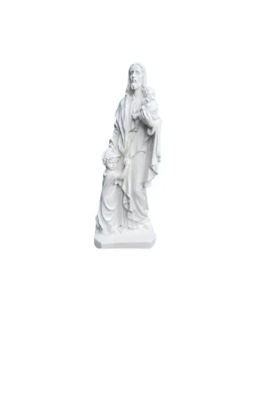 Jesus com Crianças Imagem Jesus Barroco com Criança Grande