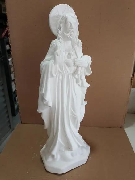 Jesus Imagem Jesus 40cm Escultura em Gesso Cru